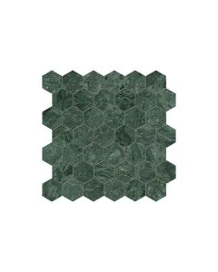 Diosa Verde 2" Hexagon Polished Marble*