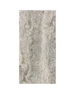 Silver Ash 12x24" Honed Travertine*