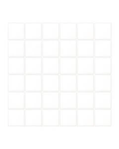 Essentials White 2x2" Mosaic Matte Pocelain*