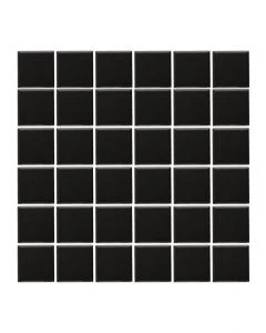 Essentials Black 2x2" Mosaic Matte Porcelain*