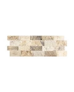Travertine Ledgestone Picasso 7x20" Splitface