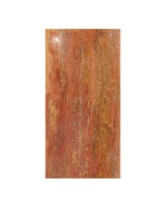 Red Travertine 4x8' Panel Polished Travertine