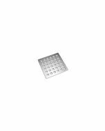 Wedi Drain Cover 4x4" Chrome