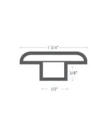 Nouveau 6 Chelsea Grey T-Moulding 48"*
