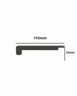 Riptide Black Pearl 94" Overlap Stairnose*