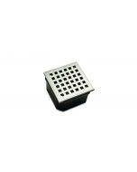 Wedi Drain Cover 4x4" Stainless Steel