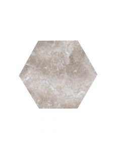 Align Suede 8x9" Hexagon Honed Marble*