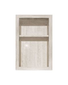 Wooden White Niche 13x20" Polished Marble