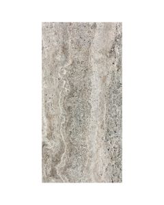 Silver Ash 12x24" Honed Travertine*