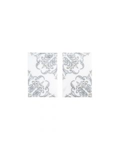 Classic Statuario Botanic Imprint 4x6" Brushed*
