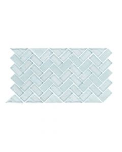 Pool  5/8" Herringbone BorderMoorea Mosaic Glass*