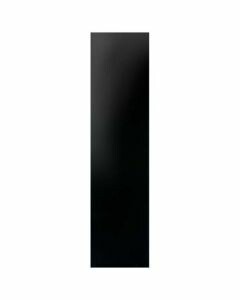 Simplicity Black 4x16" Glossy Ceramic