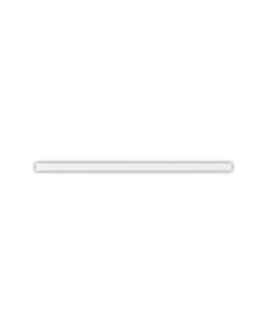 Boardwalk White Quarter Round 12" Matte Ceramic
