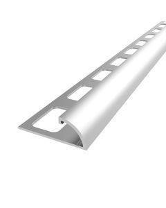 12mm Economic Rounded Satin Anodized Aluminum