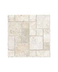 Ivory French Random Tumbled Travertine
