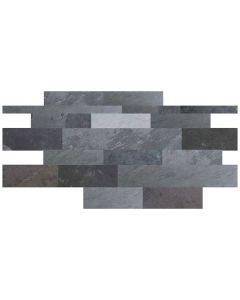 Lava Black Large Strips Calibrated Slate