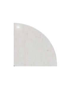 Mocha Cream 10" Corner Shelf Polished Travertine