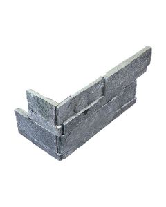 Quartzite Ledgestone Astro Silver Corner Splitface