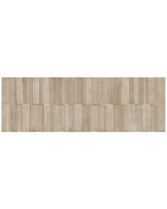 Slant Taupe 16x48" Matte Ceramic Wall Tile