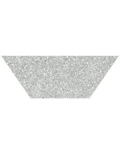 Station Ash 10x24" Half Hexagon Matte Porcelain*