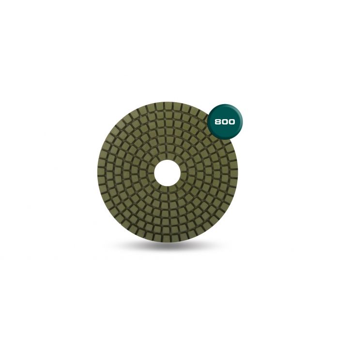 Tile and stone polishing pads