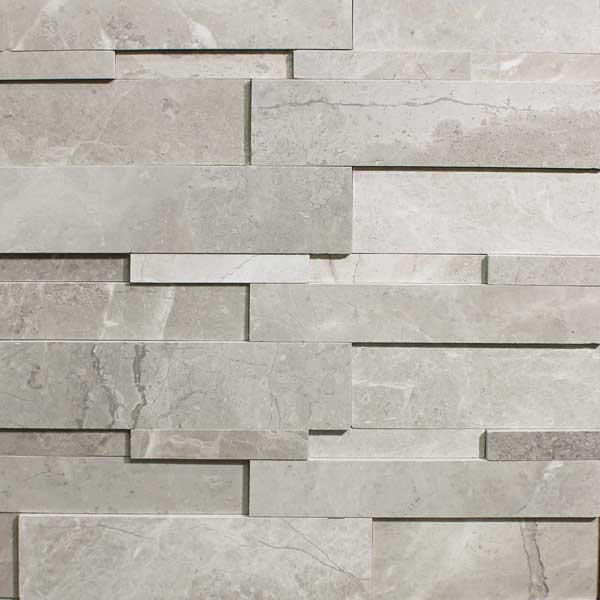 Marble Ledgestone Ritz Gray Honed Cubic 6x24 - Tile Stone Source