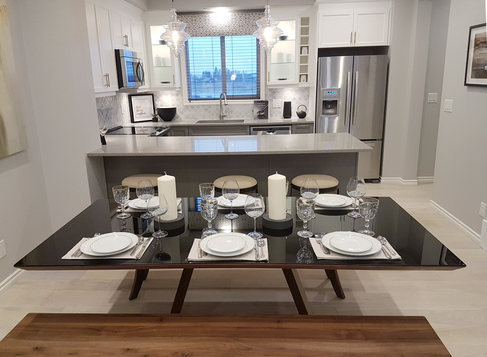 Bianco Carrara Marble Lantern Mosaic as a kitchen ...