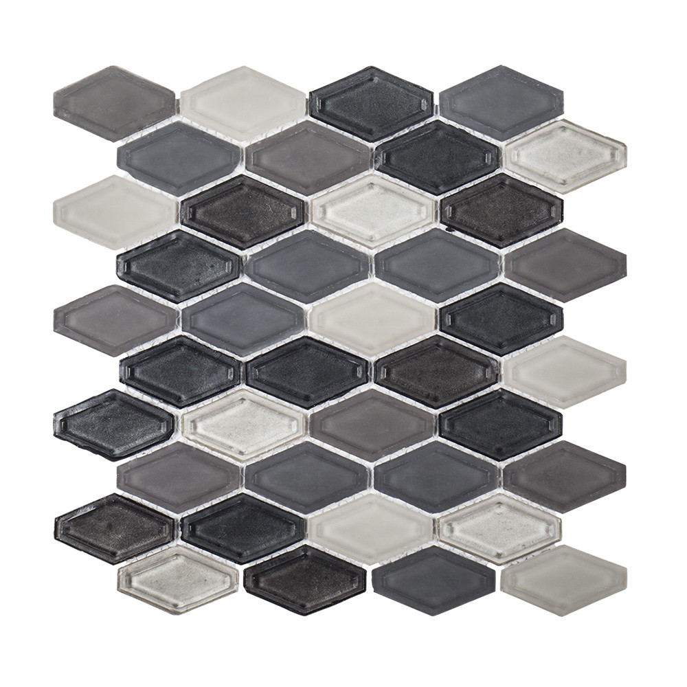 Jeffrey Court* Beveled Elongated Hexagon Mosaic - Silhouette - Tile ...