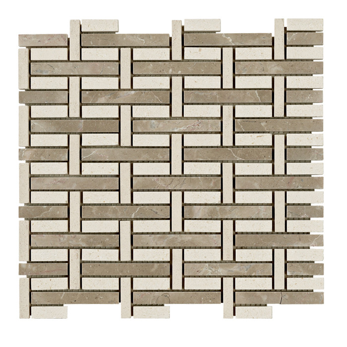 Jeffrey Court* Blended Mosaic Woven Tile Stone Source