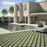 Jeffrey Court Pavers and Mosaics installed in a luxury, outdoor pool