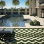 Jeffrey Court Pavers and Mosaics installed in a luxury, outdoor pool