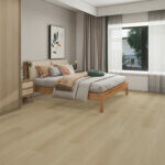 Locale 65 Sydney Sand SPC Luxury Vinyl Plank installed in a bedroom