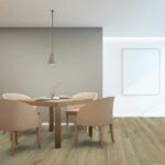 Locale 65 Asheville Timber SPC Luxury Vinyl Plank installed in a dining room